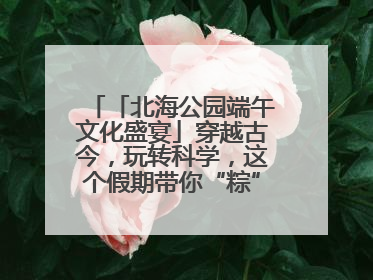 「北海公园端午文化盛宴」穿越古今，玩转科学，这个假期带你“粽”享欢乐！