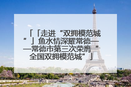 「走进“双拥模范城”」鱼水情深耀常德——常德市第三次荣膺“全国双拥模范城”