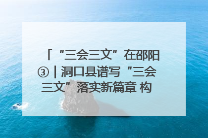 “三会三文”在邵阳③｜洞口县谱写“三会三文”落实新篇章 构建协同联动大格局