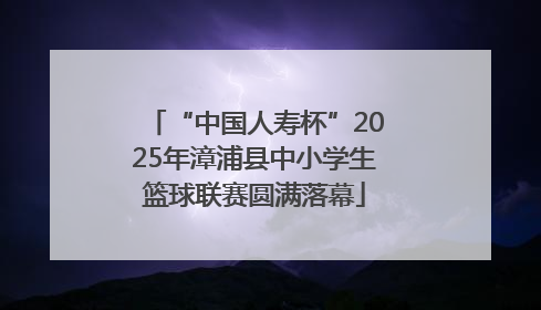 “中国人寿杯”2025年漳浦县中小学生篮球联赛圆满落幕