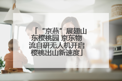 “京燕”展翅山东樱桃园 京东物流自研无人机开启樱桃出山新速度