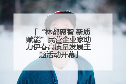 “林都聚智 新质赋能”民营企业家助力伊春高质量发展主题活动开幕