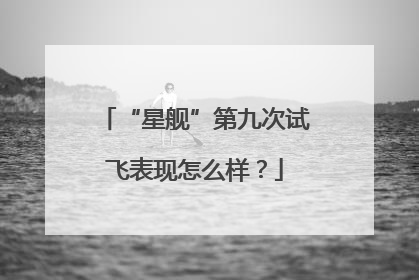 “星舰”第九次试飞表现怎么样？