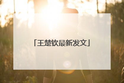 王楚钦最新发文