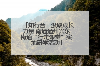 知行合一汲取成长力量 南通通州兴东街道“行走课堂”实地研学活动