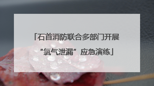 石首消防联合多部门开展“氯气泄漏”应急演练