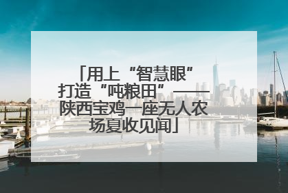 用上“智慧眼” 打造“吨粮田”——陕西宝鸡一座无人农场夏收见闻