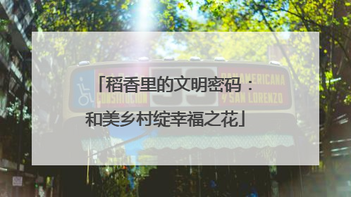 稻香里的文明密码：和美乡村绽幸福之花