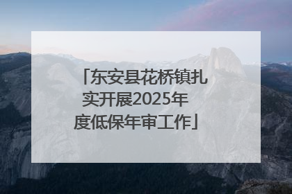 东安县花桥镇扎实开展2025年度低保年审工作