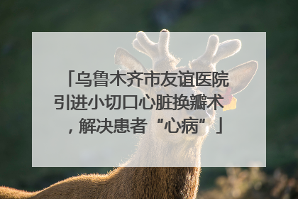 乌鲁木齐市友谊医院引进小切口心脏换瓣术，解决患者“心病”