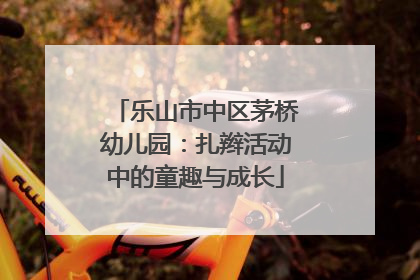 乐山市中区茅桥幼儿园：扎辫活动中的童趣与成长