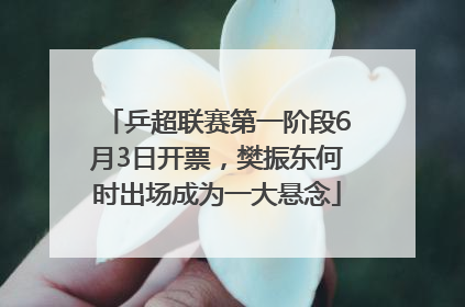 乒超联赛第一阶段6月3日开票，樊振东何时出场成为一大悬念