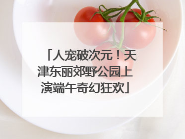 人宠破次元！天津东丽郊野公园上演端午奇幻狂欢