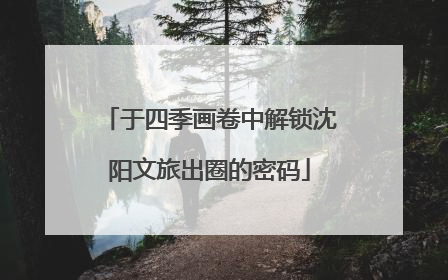 于四季画卷中解锁沈阳文旅出圈的密码