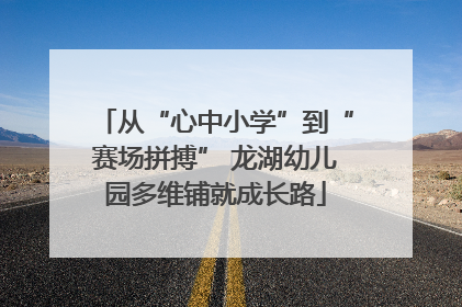 从“心中小学”到“赛场拼搏” 龙湖幼儿园多维铺就成长路