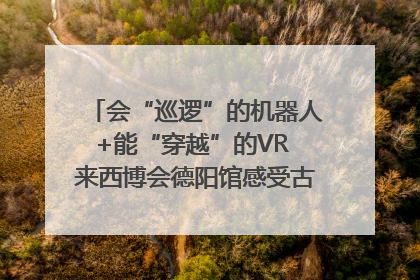 会“巡逻”的机器人+能“穿越”的VR 来西博会德阳馆感受古蜀文明与现代智造的时空对话｜西博视界