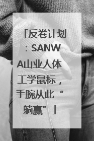 反卷计划：SANWA山业人体工学鼠标，手腕从此“躺赢”