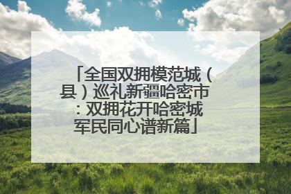 全国双拥模范城（县）巡礼新疆哈密市：双拥花开哈密城 军民同心谱新篇