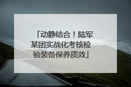 动静结合！陆军某团实战化考核检验装备保养质效