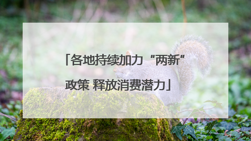 各地持续加力“两新”政策 释放消费潜力