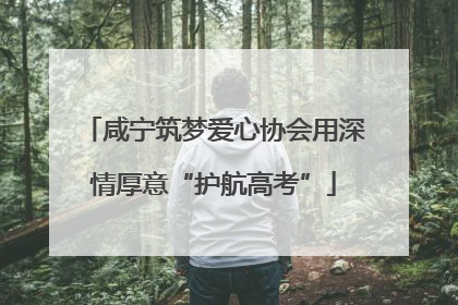 咸宁筑梦爱心协会用深情厚意“护航高考”