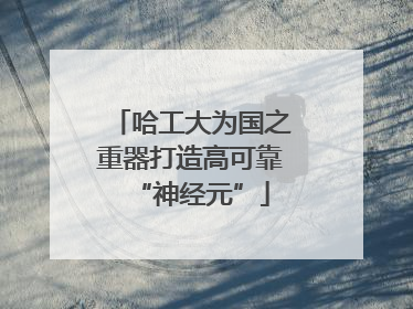 哈工大为国之重器打造高可靠“神经元”
