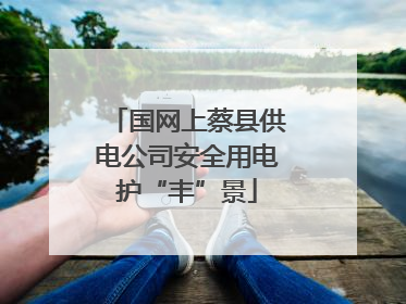 国网上蔡县供电公司安全用电护“丰”景