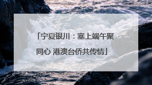 宁夏银川：塞上端午聚同心 港澳台侨共传情