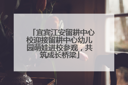 宜宾江安留耕中心校迎接留耕中心幼儿园萌娃进校参观，共筑成长桥梁