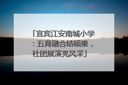宜宾江安南城小学：五育融合结硕果，社团展演亮风采