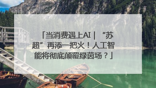 当消费遇上AI｜“苏超”再添一把火！人工智能将彻底颠覆绿茵场？
