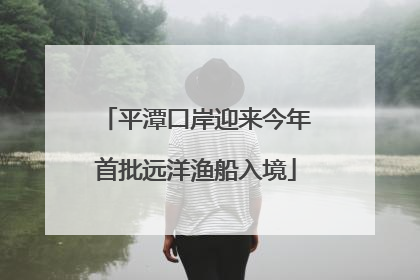 平潭口岸迎来今年首批远洋渔船入境