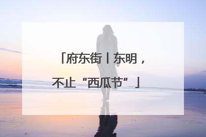 府东街丨东明，不止“西瓜节”