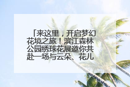 来这里，开启梦幻花境之旅！滨江森林公园绣球花展邀你共赴一场与云朵、花儿的浪漫之约