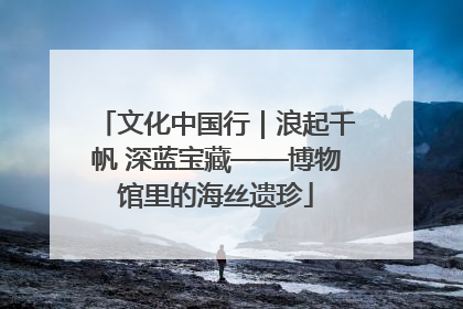文化中国行｜浪起千帆 深蓝宝藏——博物馆里的海丝遗珍