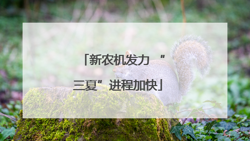 新农机发力 “三夏”进程加快