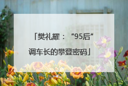 樊礼耀：“95后”调车长的攀登密码