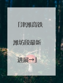 津潍高铁潍坊段最新进展→