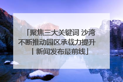聚焦三大关键词 沙湾不断推动园区承载力提升丨新闻发布最前线