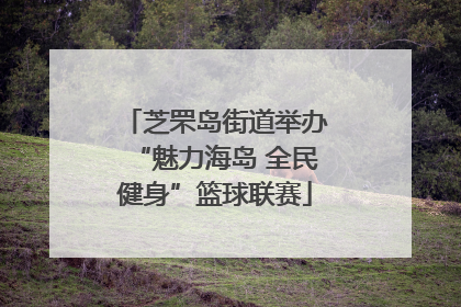 芝罘岛街道举办“魅力海岛 全民健身”篮球联赛