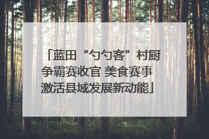 蓝田“勺勺客”村厨争霸赛收官 美食赛事激活县域发展新动能