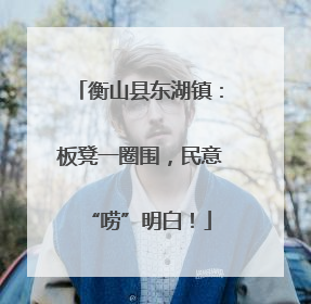 衡山县东湖镇：板凳一圈围，民意“唠”明白！