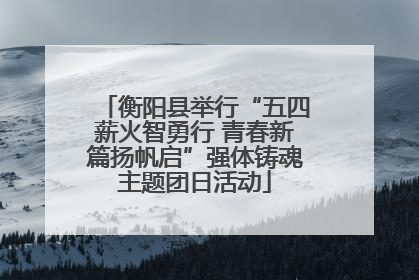 衡阳县举行“五四薪火智勇行 青春新篇扬帆启”强体铸魂主题团日活动