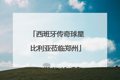 西班牙传奇球星 比利亚莅临郑州