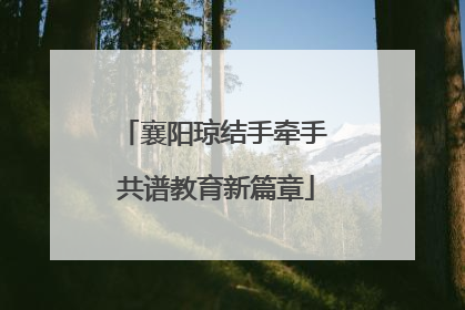 襄阳琼结手牵手 共谱教育新篇章