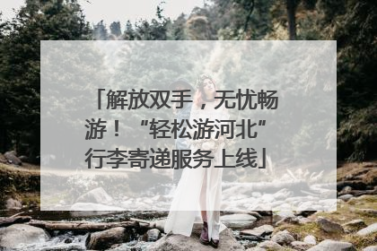 解放双手，无忧畅游！“轻松游河北”行李寄递服务上线
