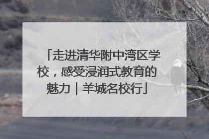 走进清华附中湾区学校，感受浸润式教育的魅力｜羊城名校行