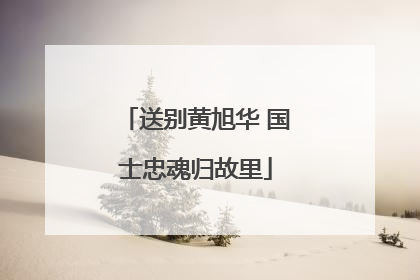 送别黄旭华 国士忠魂归故里