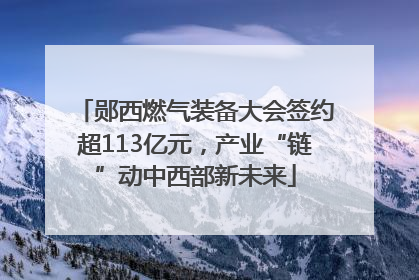 郧西燃气装备大会签约超113亿元，产业“链”动中西部新未来