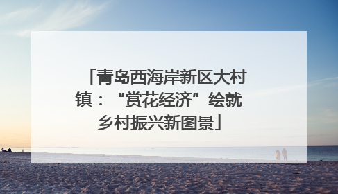 青岛西海岸新区大村镇：“赏花经济”绘就乡村振兴新图景
